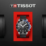  Shop Authentic Tissot Seastar 1000 Chronograph Black Dial Black Rubber Strap Watch For Men - T120.417.17.051.02 - Luxxuri