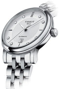 Shop Authentic Tissot Carson Premium Automatic Lady Diamonds Silver Dial Silver Steel Strap Watch for Women - T122.207.11.036.00 - Luxxuri
