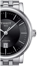 Shop Authentic Tissot T Classic Carson Premium Automatic Lady Black Dial Silver Steel Strap Watch for Women - T122.207.11.051.00 - Luxxuri