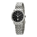  Shop Authentic Tissot T Classic Carson Premium Automatic Lady Black Dial Silver Steel Strap Watch for Women - T122.207.11.051.00 - Luxxuri