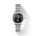  Shop Authentic Tissot T Classic Carson Premium Automatic Lady Black Dial Silver Steel Strap Watch for Women - T122.207.11.051.00 - Luxxuri