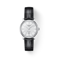  Shop Authentic Tissot Carson Premium Lady Born to Be Brace Special Edition Silver Dial Black Leather Strap Watch for Women - T122.207.16.036.00 - Luxxuri