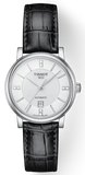  Shop Authentic Tissot Carson Premium Lady Born to Be Brace Special Edition Silver Dial Black Leather Strap Watch for Women - T122.207.16.036.00 - Luxxuri