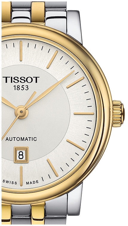  Shop Authentic Tissot T Classic Carson Premium White Dial Two Tone Steel Strap Watch for Women - T122.207.22.031.00 - Luxxuri