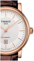  Shop Authentic Tissot T Classic Carson Premium White Dial Brown Leather Strap Watch for Women - T122.207.36.031.00 - Luxxuri