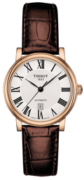  Shop Authentic Tissot T Classic Carson Premium White Dial Brown Leather Strap Watch for Women - T122.207.36.033.00 - Luxxuri