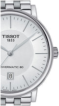  Shop Authentic Tissot T Classic Carson Premium Powermatic 80 White Dial Silver Steel Strap Watch For Men - T122.407.11.031.00 - Luxxuri