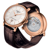  Shop Authentic Tissot Carson Premium Powermatic 80 White Dial Brown Leather Strap Watch For Men - T122.407.36.031.00 - Luxxuri