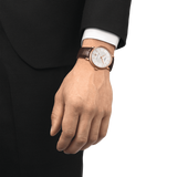  Shop Authentic Tissot Carson Premium Powermatic 80 White Dial Brown Leather Strap Watch For Men - T122.407.36.031.00 - Luxxuri