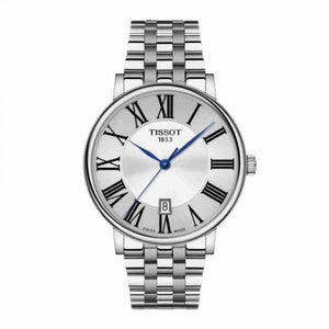  Shop Authentic Tissot Carson Premium Silver Dial Silver Steel Strap Watch for Men - T122.417.11.033.00 - Luxxuri