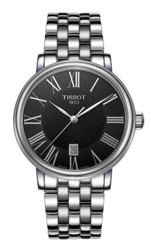  Shop Authentic Tissot Carson Premium Black Dial Silver Steel Strap Watch For Men - T122.410.11.053.00 - Luxxuri