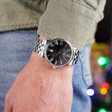  Shop Authentic Tissot Carson Premium Black Dial Silver Steel Strap Watch For Men - T122.410.11.053.00 - Luxxuri