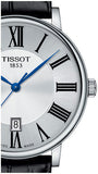  Shop Authentic Tissot Carson Premium Silver Dial Black Leather Strap Watch For Men - T122.410.16.033.00 - Luxxuri