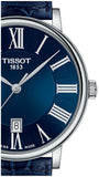 Shop Authentic Tissot Carson Premium Blue Dial Blue Leather Strap Watch For Men - T122.410.16.043.00 - Luxxuri