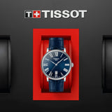  Shop Authentic Tissot Carson Premium Blue Dial Blue Leather Strap Watch For Men - T122.410.16.043.00 - Luxxuri