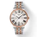 Tissot Carson Premium White Dial Two Tone Steel Strap Watch For Men - T122.410.22.033.00