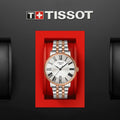Tissot Carson Premium White Dial Two Tone Steel Strap Watch For Men - T122.410.22.033.00