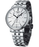  Shop Authentic Tissot Carson Premium White Dial Silver Steel Strap Watch For Men - T122.417.11.011.00 - Luxxuri