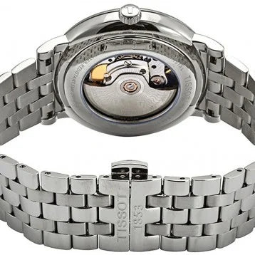  Shop Authentic Tissot T Classic Carson Premium Powermatic 80 Black Dial Silver Steel Strap Watch For Men - T122.407.11.051.00 - Luxxuri