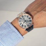  Shop Authentic Tissot Carson Premium Powermatic 80 Silver Dial Two Tone Steel Strap Watch For Men - T122.407.22.033.00 - Luxxuri