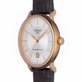  Shop Authentic Tissot Carson Premium Powermatic 80 White Dial Brown Leather Strap Watch For Men - T122.407.36.031.00 - Luxxuri