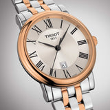  Shop Authentic Tissot T Classic Carson Premium Silver Dial Two Tone Steel Strap Watch For Men - T122.410.22.033.00 - Luxxuri