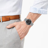  Shop Authentic Tissot Carson Premium Black Dial Silver Steel Strap Watch For Men - T122.410.11.053.00 - Luxxuri