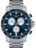  Shop Authentic Tissot Supersport Chrono Blue Dial Silver Steel Strap Watch For Men - T125.617.11.041.00 - Luxxuri