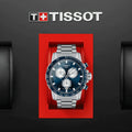  Shop Authentic Tissot Supersport Chrono Blue Dial Silver Steel Strap Watch For Men - T125.617.11.041.00 - Luxxuri