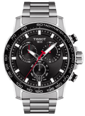 Shop Authentic Tissot Supersport Chrono Black Dial Silver Steel Strap Watch For Men - T125.617.11.051.00 - Luxxuri