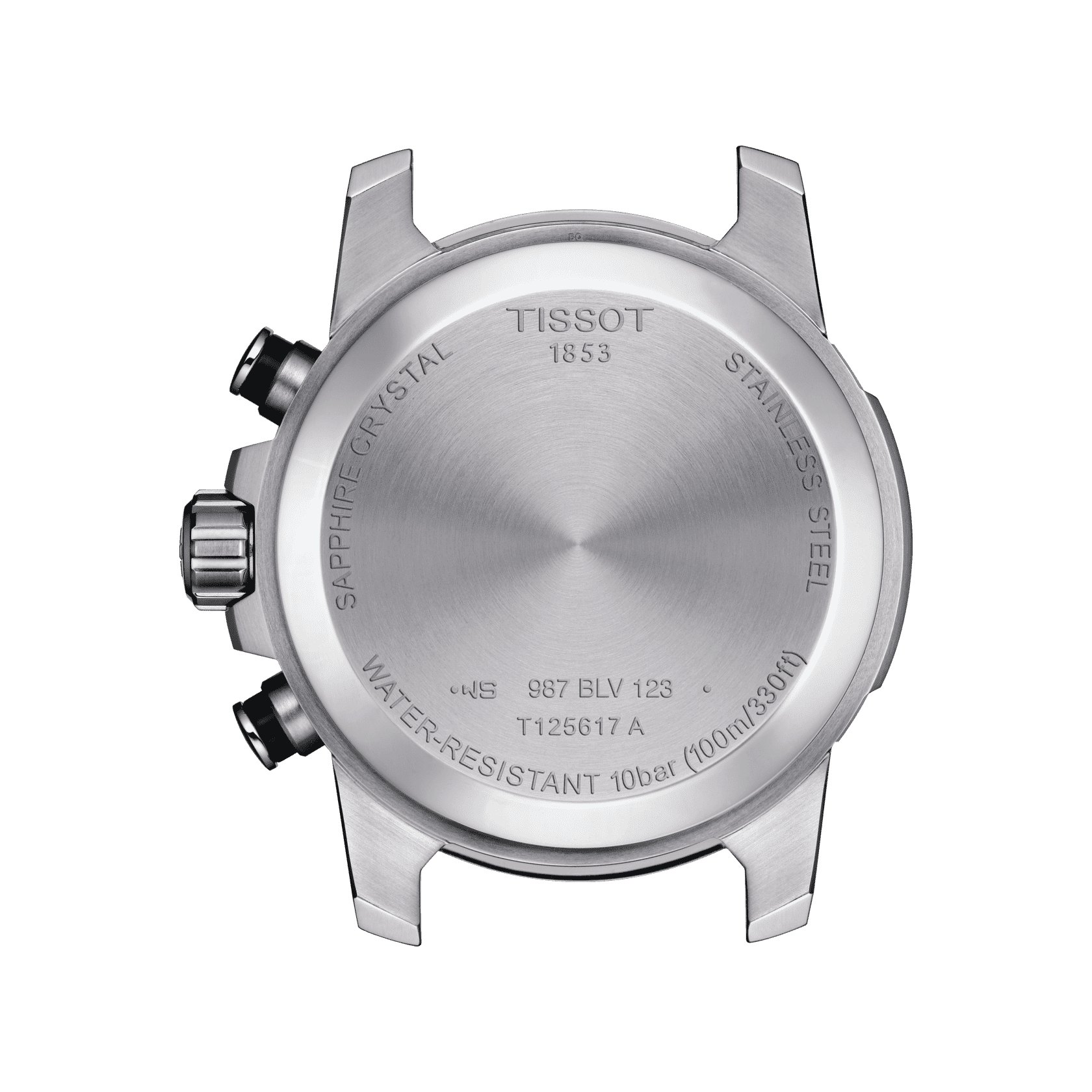 Tissot Supersport Chrono Blue Dial Brown Leather Strap Watch For Men - T125.617.16.041.00