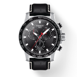  Shop Authentic Tissot Supersport Chrono Black Dial Black Leather Strap Watch for Men - T125.617.16.051.00 - Luxxuri