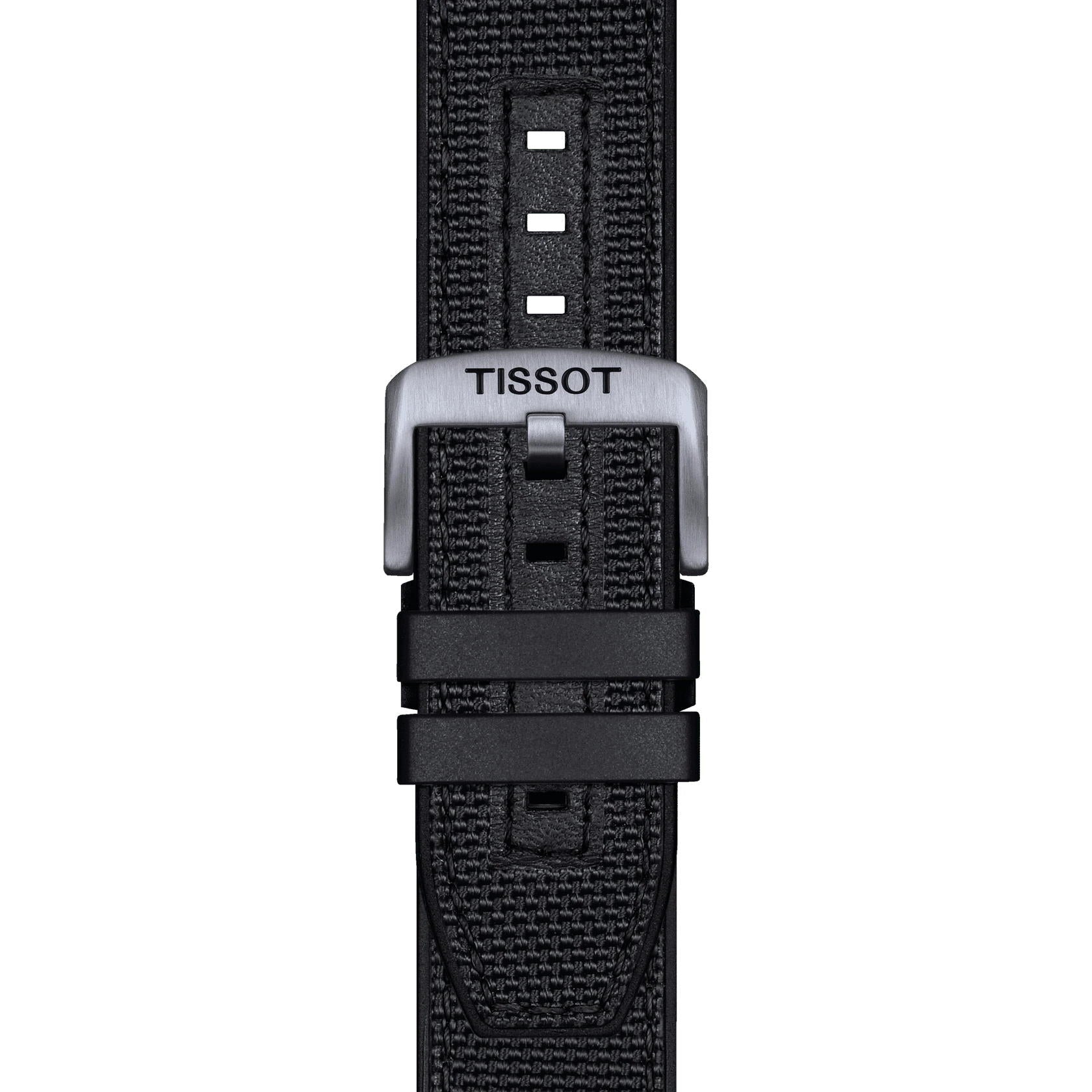  Shop Authentic Tissot Supersport Chrono Black Dial Black Nylon Strap Watch for Men - T125.617.17.051.02 - Luxxuri