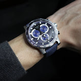  Shop Authentic Tissot Supersport Chrono Black Dial Blue Nylon Strap Watch for Men - T125.617.17.051.03 - Luxxuri