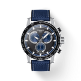  Shop Authentic Tissot Supersport Chrono Black Dial Blue Nylon Strap Watch for Men - T125.617.17.051.03 - Luxxuri