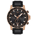  Shop Authentic Tissot Supersport Chrono Black Dial Black Leather Strap Watch for Men - T125.617.36.051.00 - Luxxuri
