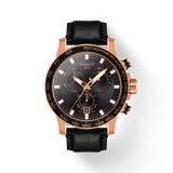  Shop Authentic Tissot Supersport Chrono Black Dial Black Leather Strap Watch for Men - T125.617.36.051.00 - Luxxuri