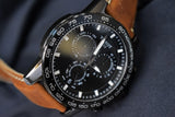  Shop Authentic Tissot Supersport Chrono Black Dial Brown Leather Strap Watch for Men - T125.617.36.051.01 - Luxxuri