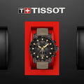 Shop Authentic Tissot Supersport Chrono Black Dial Beige Nylon Strap Watch For Men - T125.617.37.051.01 - Luxxuri