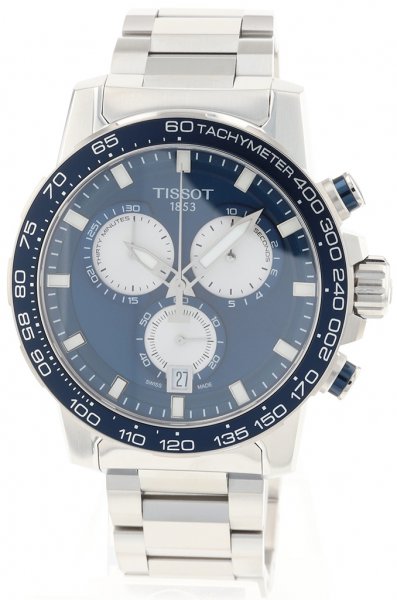 Shop Authentic Tissot Supersport Chrono Blue Dial Silver Steel Strap Watch For Men - T125.617.11.041.00 - Luxxuri