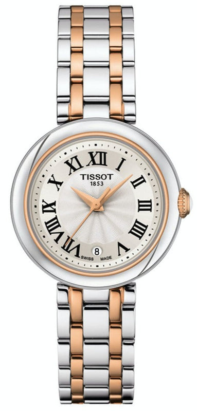  Shop Authentic Tissot Bellissima Small Lady White Dial Two Tone Steel Strap Watch For Women - T126.010.22.013.01 - Luxxuri