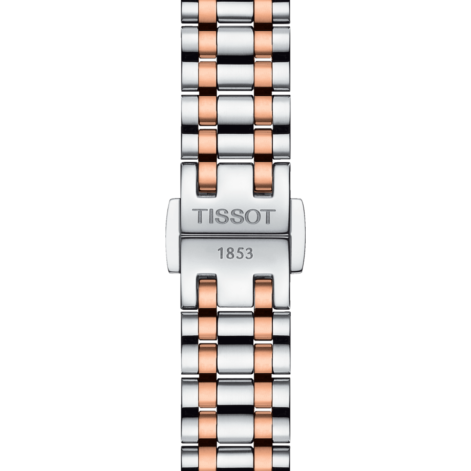  Shop Authentic Tissot Bellissima Lady Small Mother of Pearl Dial Two Tone Steel Strap Watch For Women - T126.010.22.013.01 - Luxxuri