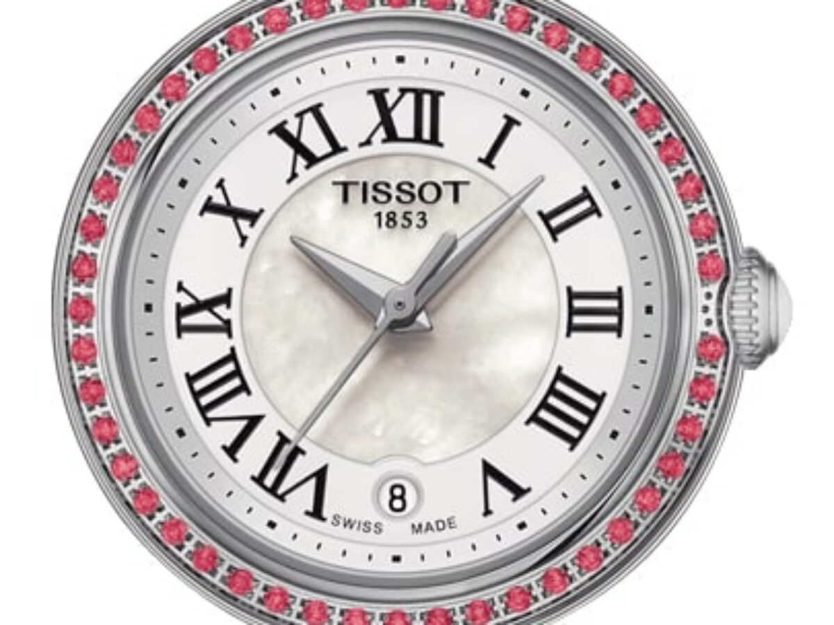  Shop Authentic Tissot Bellissima Small Lady Diamonds Mother of Pearl Dial Red Leather Strap Watch For Women - T126.010.66.113.00 - Luxxuri