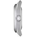 Tissot Gentleman Powermatic 80 Silicium Ice Blue Silver Steel Strap Watch For Men - T127.407.11.351.00