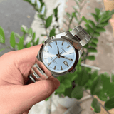  Shop Authentic Tissot Gentleman Powermatic 80 Silicium Ice Blue Silver Steel Strap Watch For Men - T127.407.11.351.00 - Luxxuri