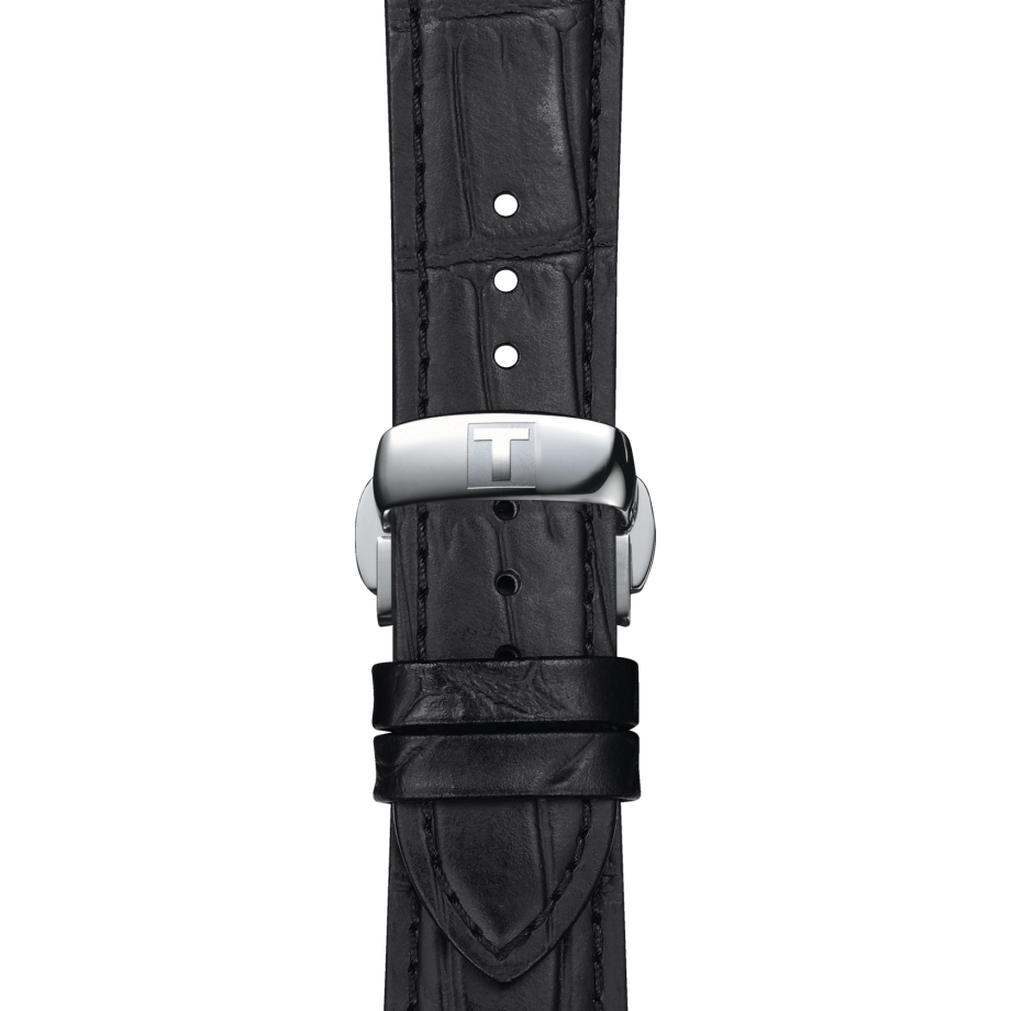  Shop Authentic Tissot Gentleman Powermatic 80 Silicium Blue Dial Black Leather Strap Watch For Men - T127.407.16.041.01 - Luxxuri
