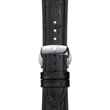  Shop Authentic Tissot Gentleman Powermatic 80 Silicium Blue Dial Black Leather Strap Watch For Men - T127.407.16.041.01 - Luxxuri