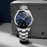  Shop Authentic Tissot Gentleman Blue Dial Silver Steel Strap Watch For Men - T127.410.11.041.00 - Luxxuri