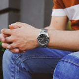  Shop Authentic Tissot Gentleman Black Dial Silver Steel Strap Watch For Men - T127.410.11.051.00 - Luxxuri
