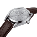  Shop Authentic Tissot Gentlemen Silver Dial Brown Leather Strap Watch for Men - T127.410.16.031.01 - Luxxuri